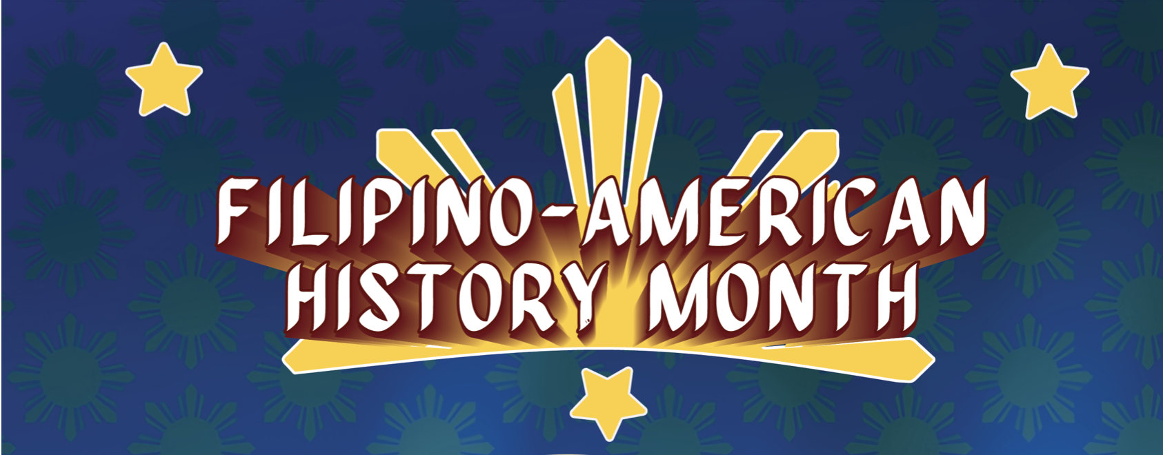 Banner for the calendar of Filipino American History Celebrations
