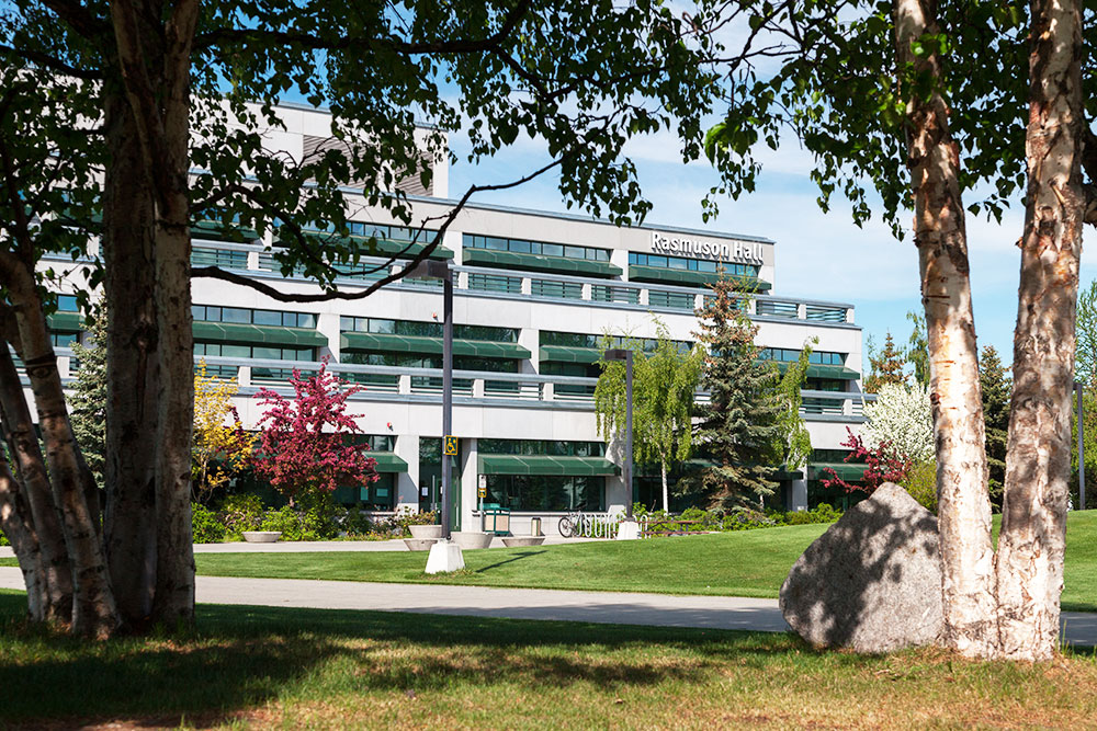 Exterior of Rasmuson Hall