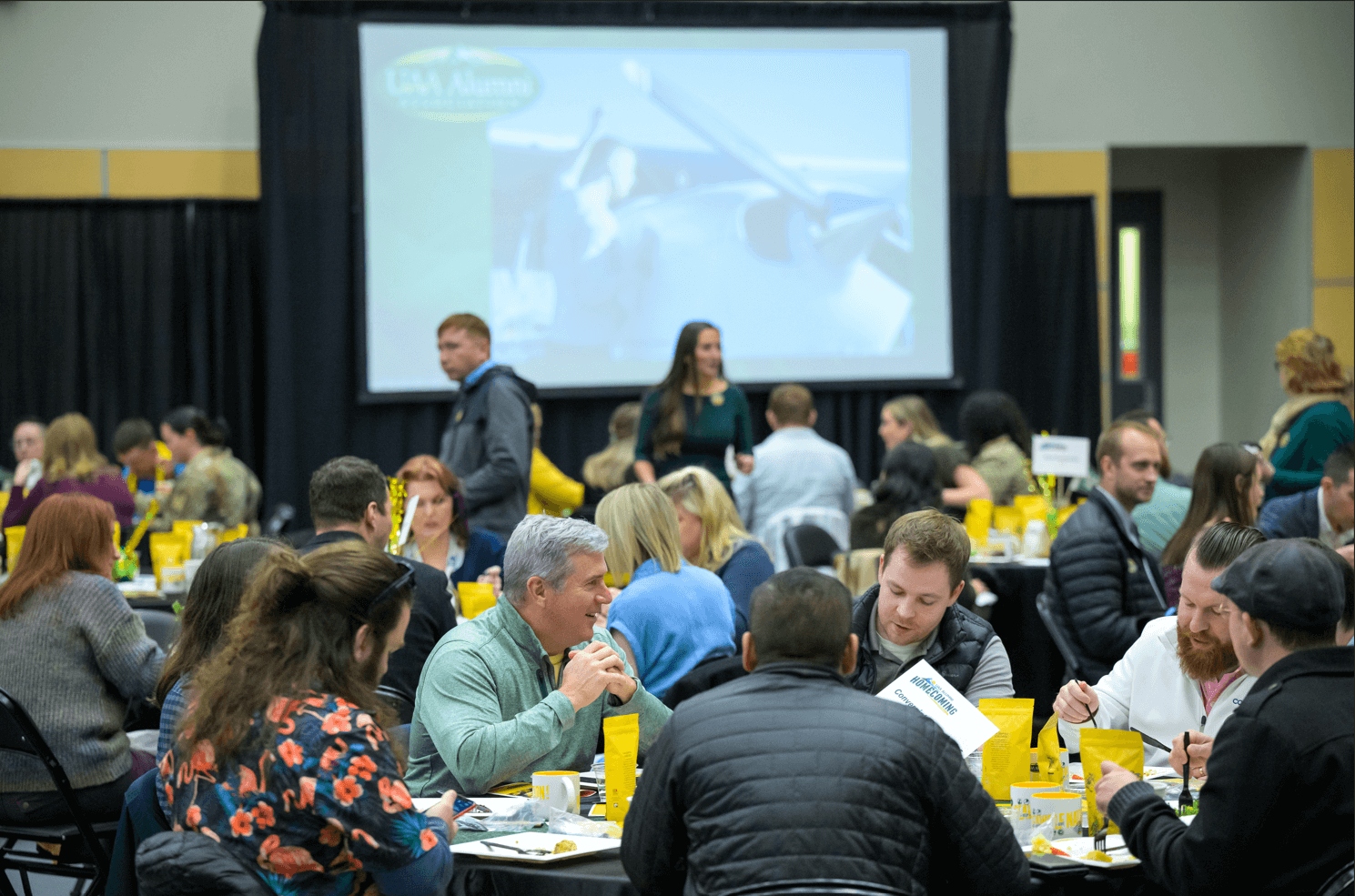 Crowd shot of Alumni Homecoming Luncheon 2024