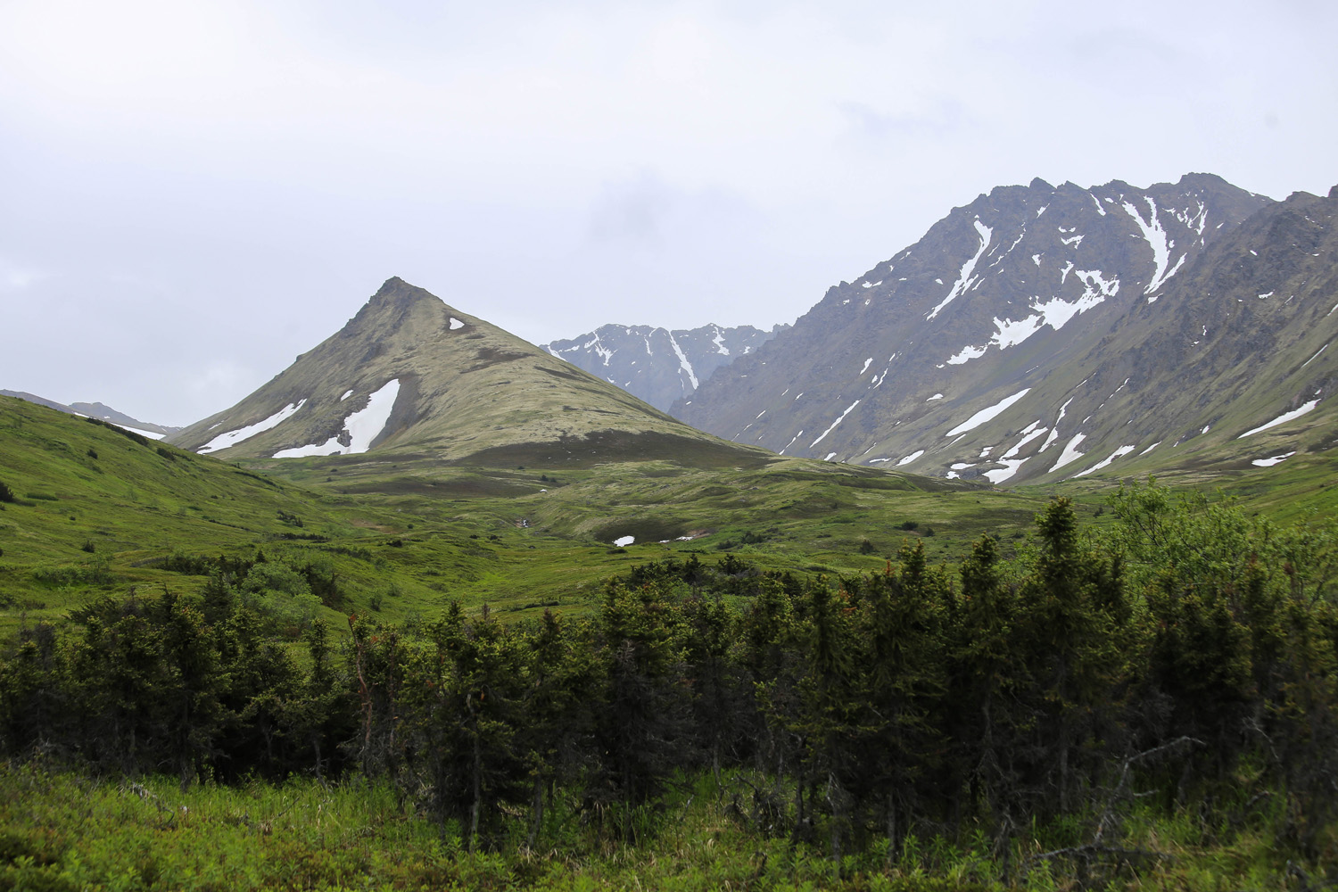 Chugach Mountains on Joint Base Elmendorf-Richardson