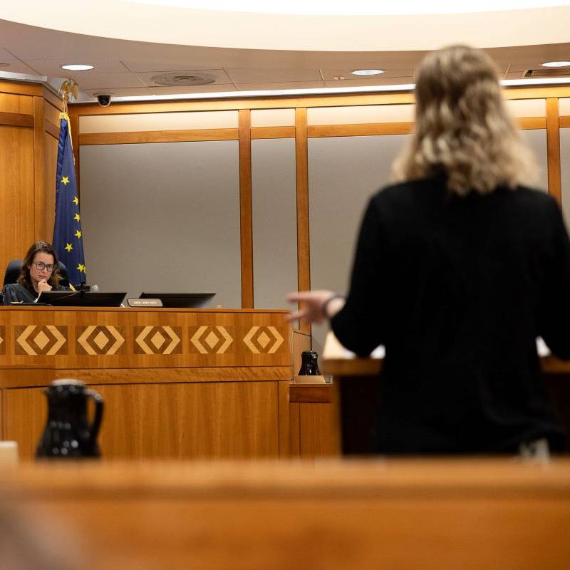 Advanced Trial and Litigation students participate in a mock trial