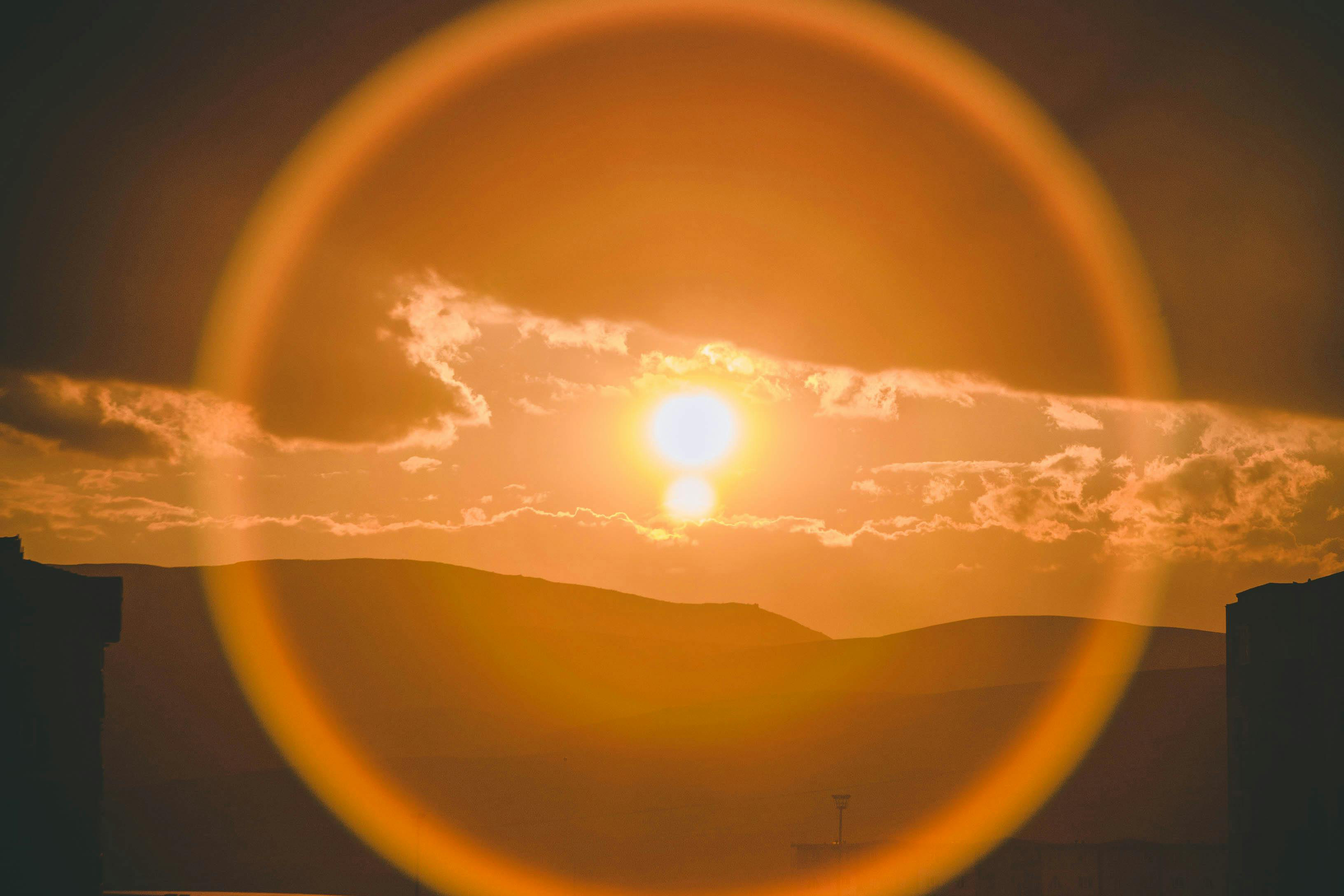 light ring around sun