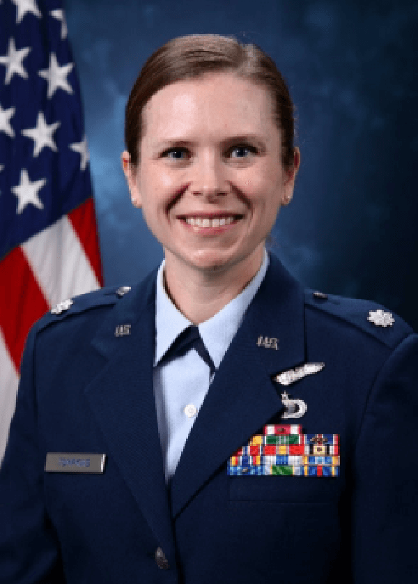 Photo of Lt Col Jessica Tompkins, Commander