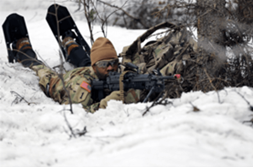 Cadet In Snow