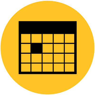 icon of calendar