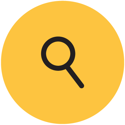 Icon of magnifying glass