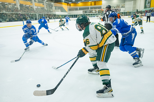 Jarred White as Seawolves Hockey plays the U.S. Air Force academy for the first night of a two game series.