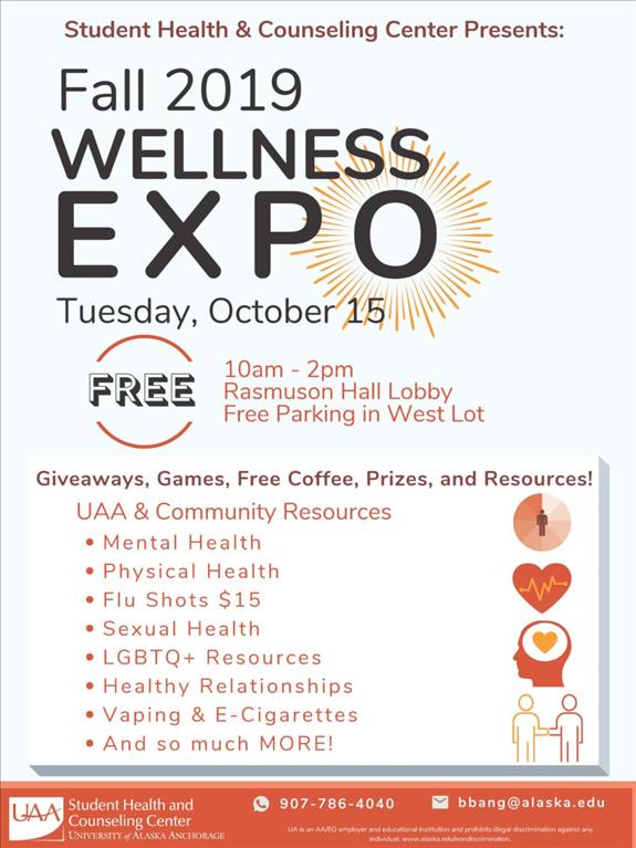 Oct. 15 2019 Fall Wellness Expo Games booths prizes and more