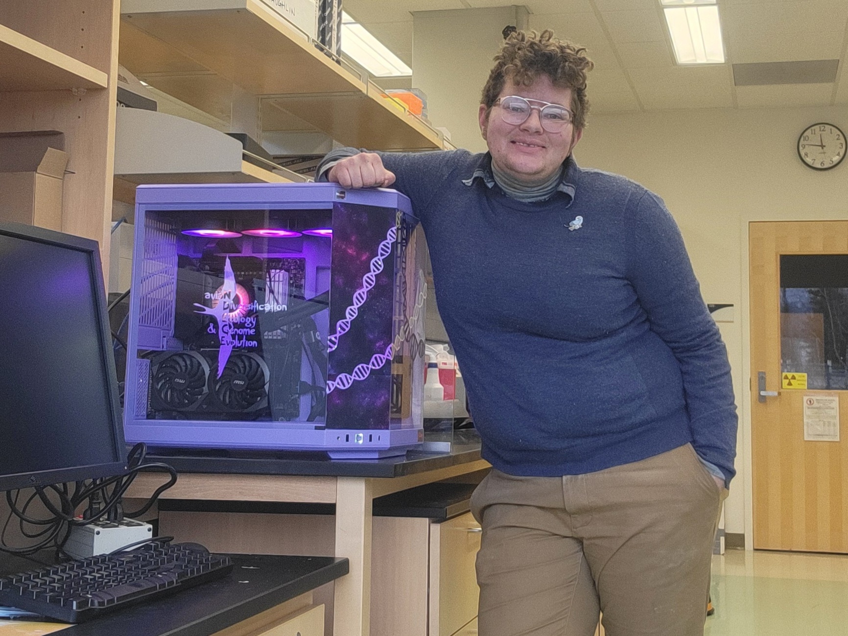 Jess McLaughlin, Ph.D., in the McLaughlin Lab