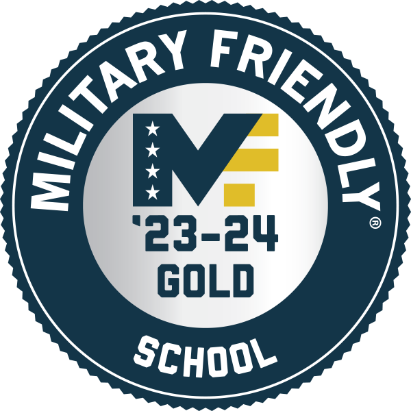 Military Friendly designation for Gold 2023-24